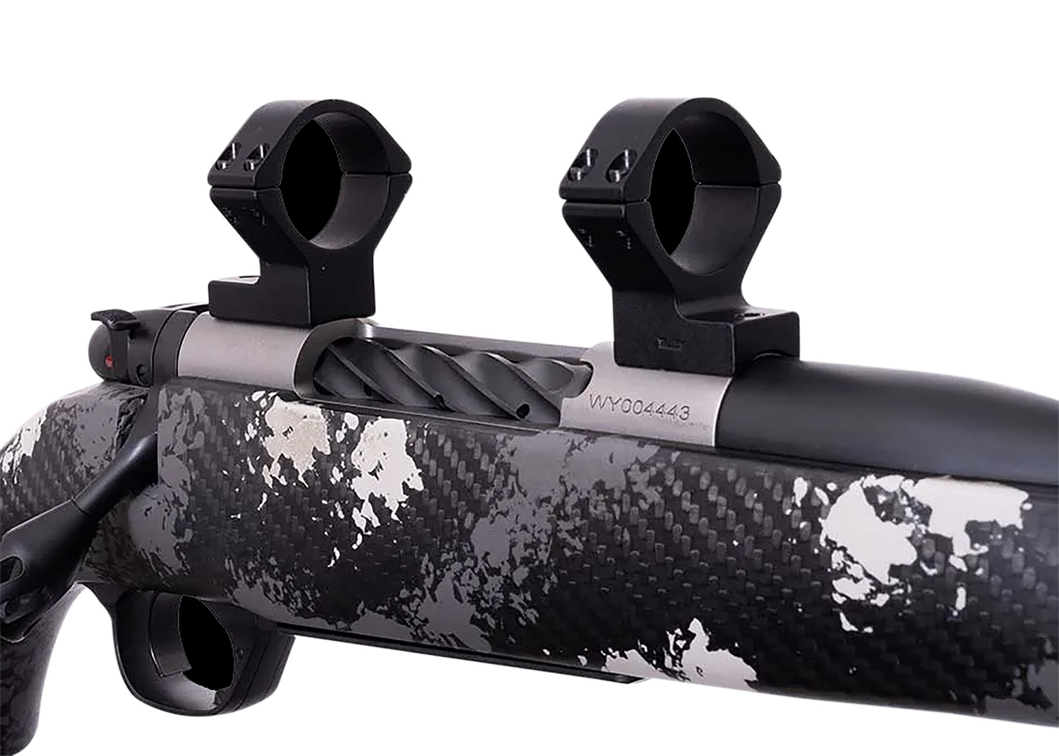 Weatherby W740705 Scope Mount/Ring Combo  Matte Black Alloy 30mm Tube Weatherby Mark V Medium Rings Magnum 9-Lug Action