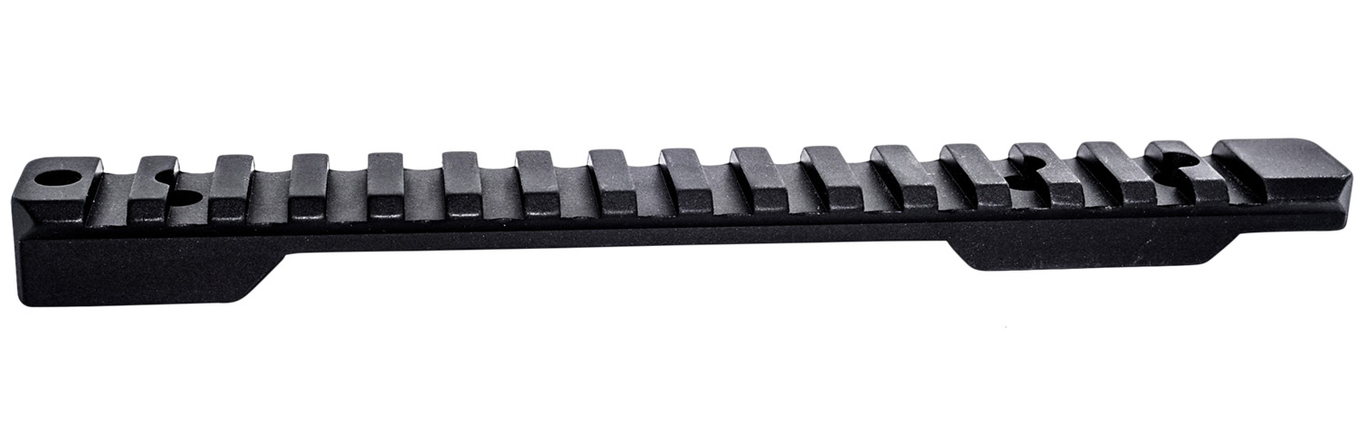 Weatherby P00252706 Picatinny Rail  Black Hardcoat Anodized Alloy Weatherby Mark V Standard 6-Lug Action