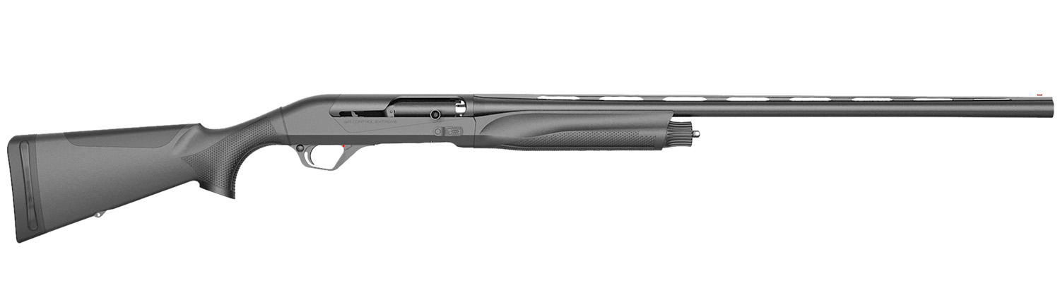 Retay USA ACEBLK26 Ace  Full Size 12 Gauge Semi-Auto 3.50″ 3+1 26″ Extra Black Vent Rib Barrel, Extra Black Drilled & Tapped Steel Receiver, Adj Shim Black Synthetic Stock, Ambidextrous