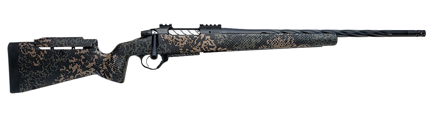 Seekins Precision 0011710213-F Havak PH3 6 Creedmoor 24″ Black Fluted Threaded Barrel, Black Picatinny Rail Steel Receiver, Adj Cheek Riser Woodland Shadow Synthetic Stock