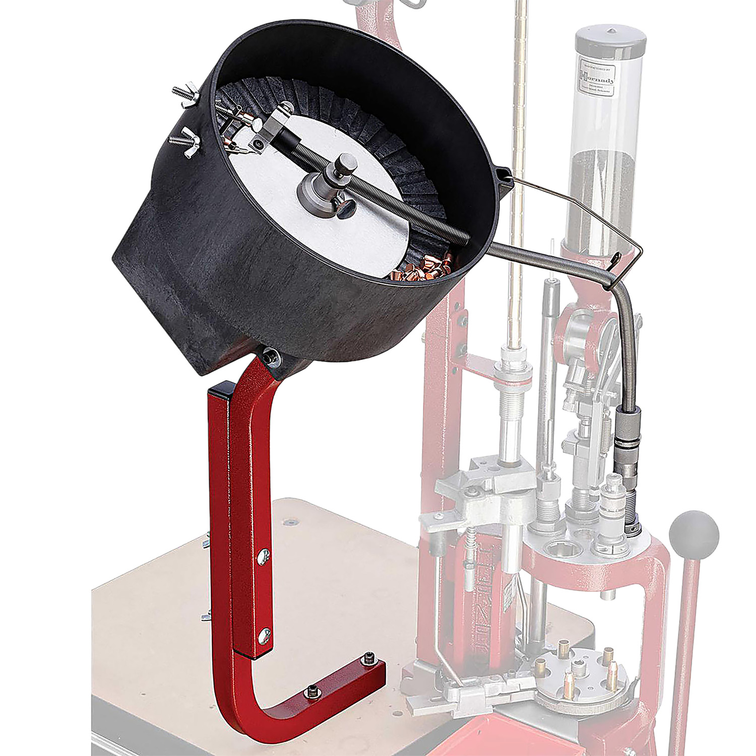 Hornady 095320 Lock-N-Load Pistol Bullet Feeder Black/Red Pistol Firearm