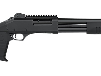 Dickinson LLC TAC4ST Tac-4 ST 12 Gauge Pump 3″ 5+1 Black Steel Barrel, Matte Black Picatinny Rail Receiver, Adj Comb Synthetic Stock, Black Polymer Grip