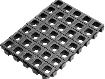 Magpul MAG1502-BLK DAKA Grid Organizer Replacement Black Polypropylene