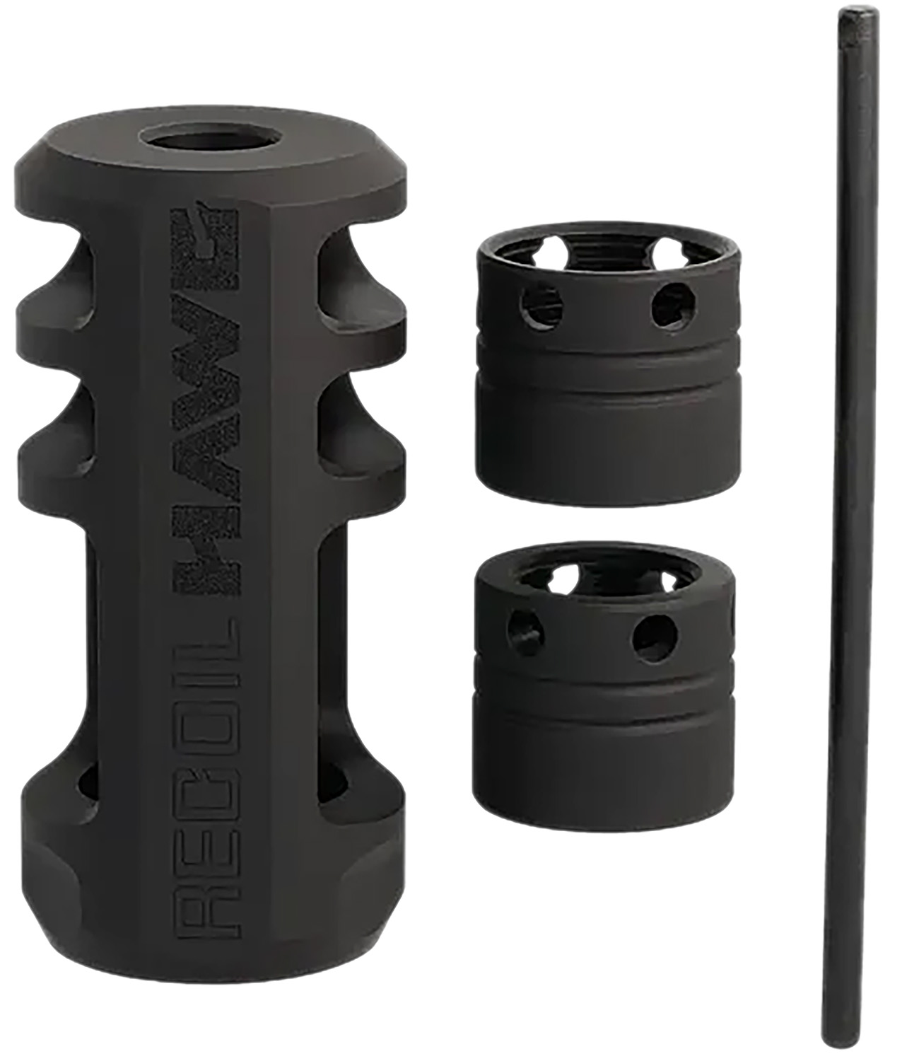 Browning 001293093 Xeno Recoil Hawg Black Matte Stainless Steel M13x0.75 Threads 2.20″ OAL