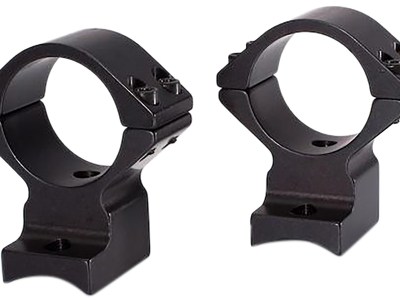 Talley 94X719 Scope Mount/Ring Combo  Black Anodized Aluminum 1″ Tube, Savage (8-40) Round Receiver w/Accutrigger, Medium Rings