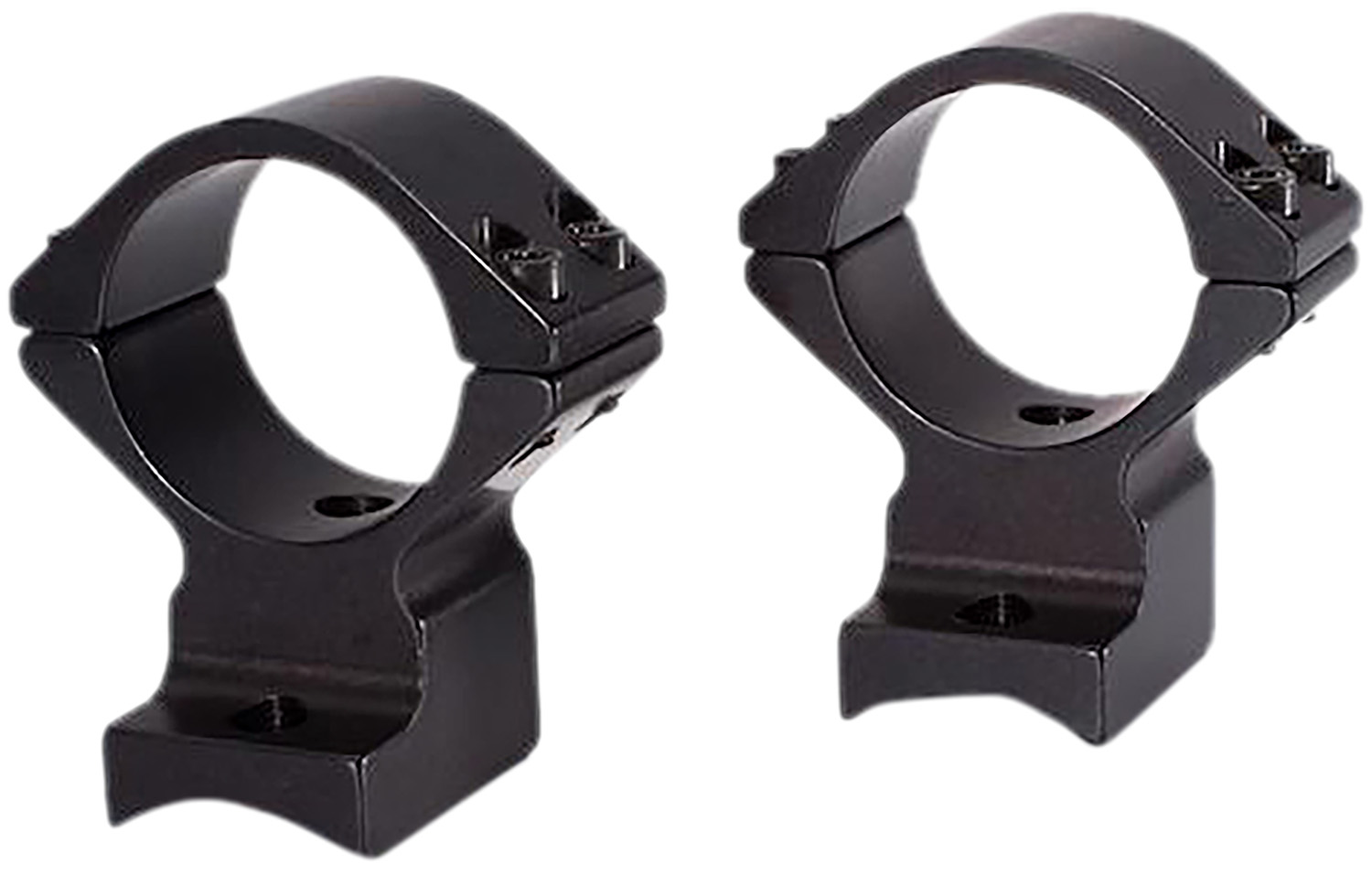 Talley 95X719 Scope Mount/Ring Combo  Black Anodized Aluminum 1″ Tube, Savage (8-40) Round Receiver w/Accutrigger, High Rings