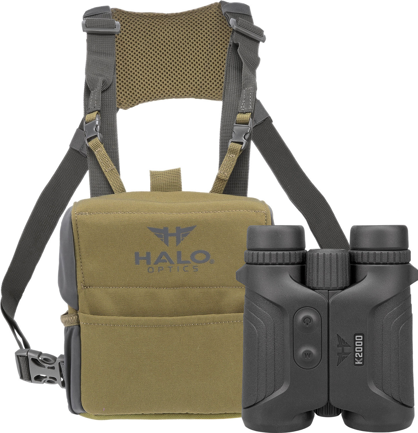 Halo Optics HALLRFBIN2000 K2000  10×42 Black