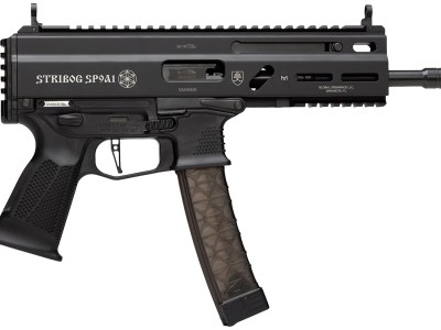 Grand Power 8588005808378 SP9A1 Stribog 9mm Luger 30+1 8″ Black Threaded Barrel, M-LOK Handguard, Black Aluminum Picatinny Rail Receiver, Black Polymer Grip, Thread Protector