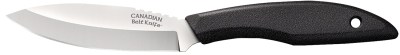 Cold Steel CS20CBL Canadian Belt 4″ Fixed Drop Point Plain Cryo Quenched 4116 SS Blade, 4.50″ Black Textured Polypropylene Handle