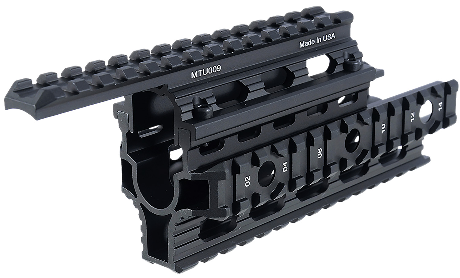 UTG MTU009         UNIVERSAL AK QUAD RAIL HANDGRD