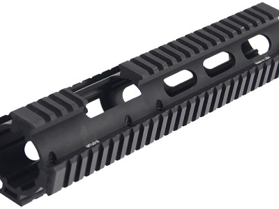 Leapers MTU015 Quad Rail Handguard Aluminum Matte Black Receiver