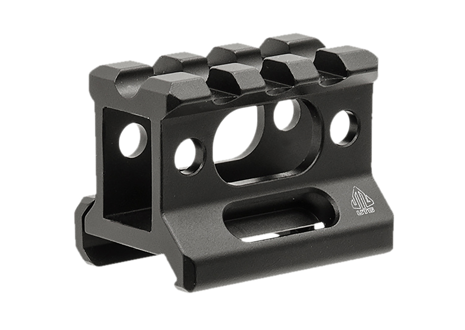 Leapers MTRSX1S Picatinny Riser  Matte Black Anodized Aluminum Picatinny/Weaver Mount