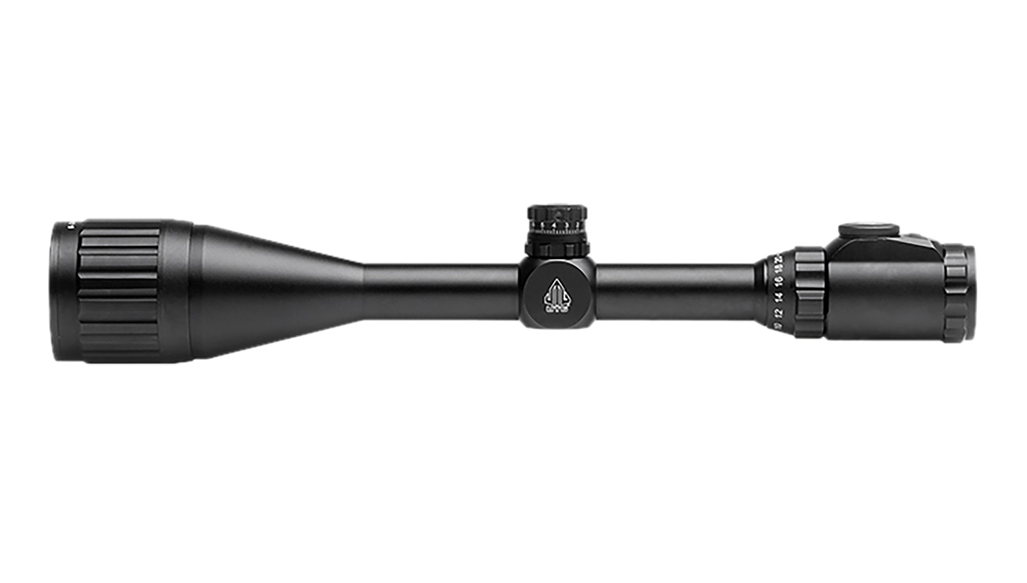 Leapers SCPU6245AOIEW True Hunter  Matte Black 6-24x50mm AO, 1″ Tube Illuminated Mil-Dot Multi-Color Reticle