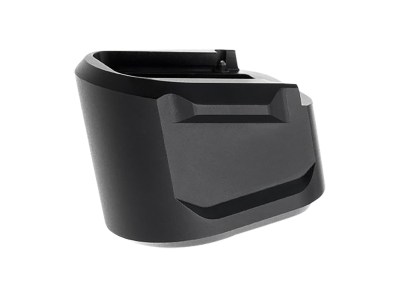 Tyrant CNC TDECHEMAGEX17BLK  Magazine Extension 9mm Fits Springfield Echelon 5rd Black Aluminum