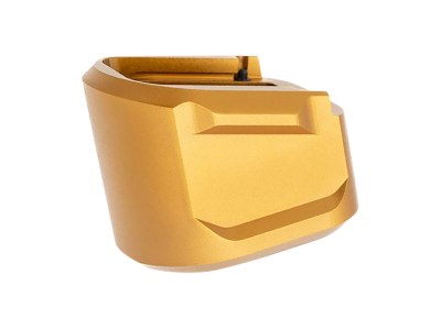 Tyrant CNC TDECHEMAGEX17GOLD  Magazine Extension 9mm Fits Springfield Echelon 5rd Gold Aluminum