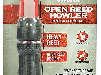 Hunters Specialties HSJSORHOWL Open Reed Howler Predator Call Black/Red