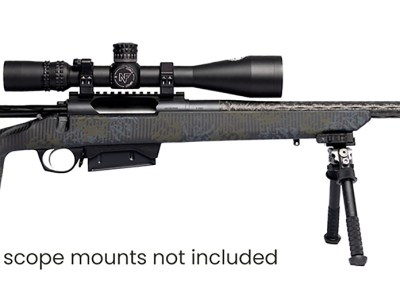 Horizon Firearms RF019C232216C20 Vandal Carbon II 300 PRC 22″ Black Fluted Barrel, Black Drilled & Tapped Receiver, Black Iota EKO X Carbon Fiber Stock