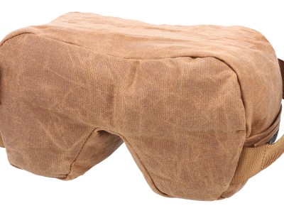 Birchwood Casey BC-BAG-SSFLU Steady-Shot Foxtrot Bag Ultralight Tan Wax Canvas Rear Bag