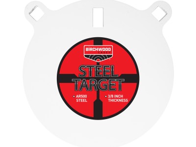 Birchwood Casey BC-RND8-38 Centerfire Target 3/8″ AR500 Steel 8″ Round Gong