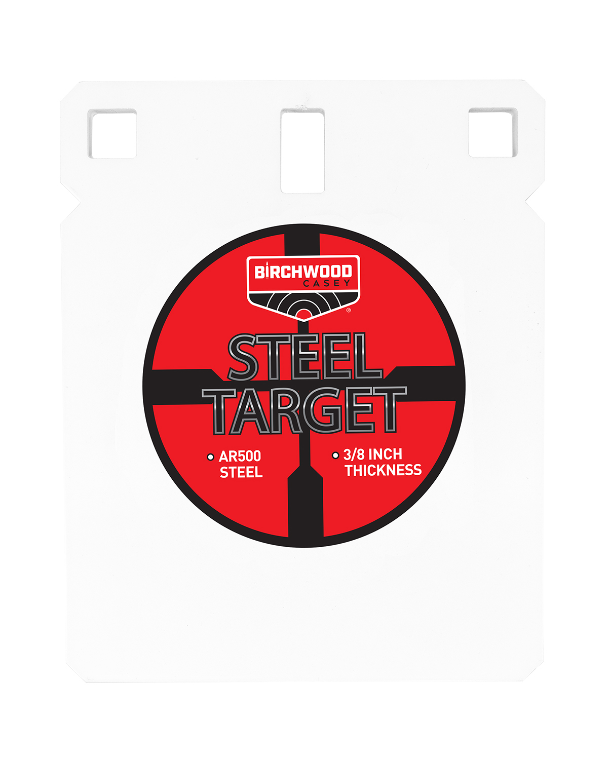 Birchwood Casey BC-SQR6-38 Centerfire Target 3/8″ AR500 Steel 6″ Square Gong