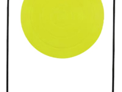 Birchwood Casey BC-48025 Ground Strike Handing Plate Target Kit Yellow Steel Hanging Includes Shoot NC Target