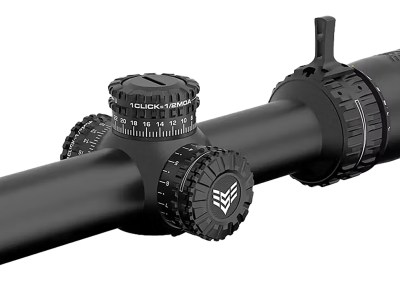 Swampfox Optics ARH16241GL Arrowhead  Black 1-6x24mm 30mm Tube Guerrilla Dot MIL Green Reticle