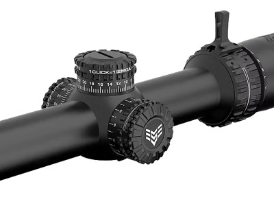 Swampfox Optics ARH16241RL Arrowhead  Black 1-6x24mm 30mm Tube Guerrilla Dot MIL Red Reticle