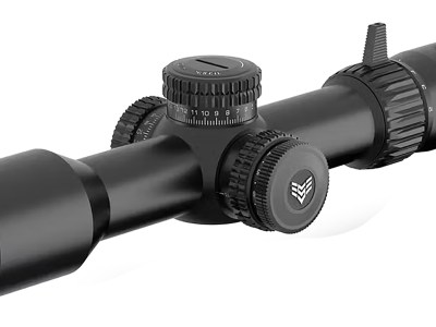 Swampfox Optics TWK525563M Warhawk  Black 5-25x56mm 34mm Tube Sharpshooter MOA Reticle