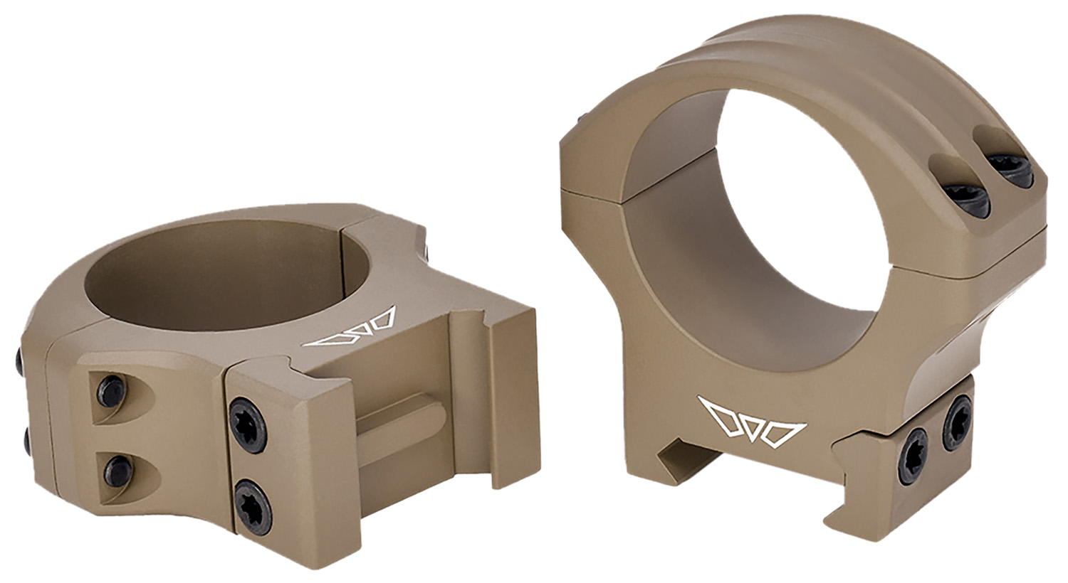 Warne 8522DE HyperLite  Dark Earth Cerakote MagnaFusion Alloy 34mm Tube Picatinny/Weaver/Maxima