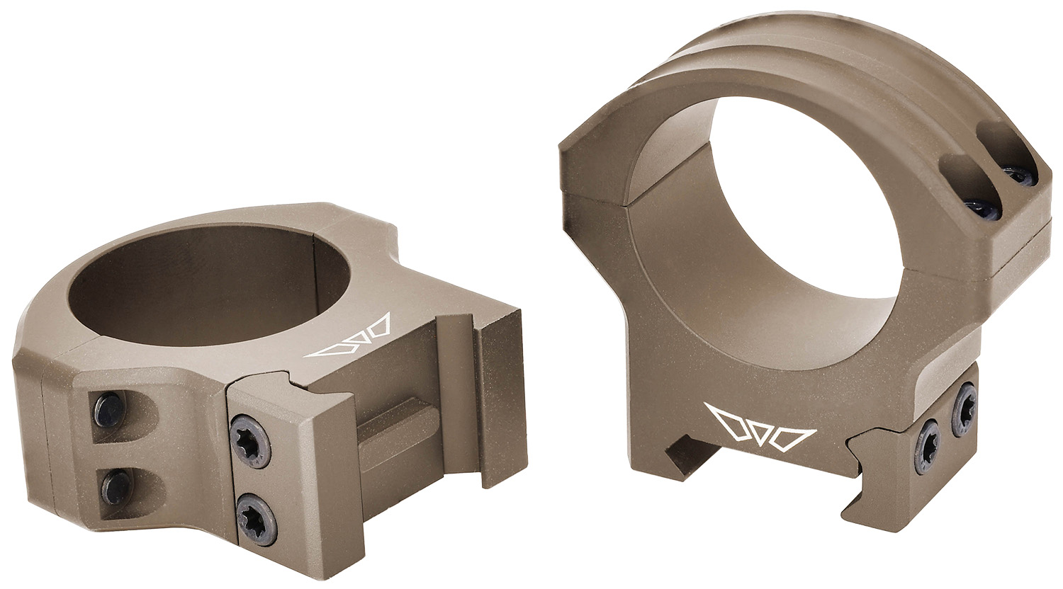 Warne 8501TM HyperLite  Dark Earth Cerakote MagnaFusion Alloy 1″ Tube Picatinny Rail/Weaver/Maxima Fits Tikka