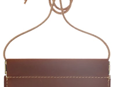 Riven 65700 Diaphragn Lanyard Call Holder Brown Leather