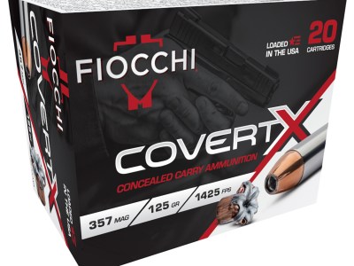 Fiocchi 357CCWA CovertX  357Mag 125gr Jacketed Hollow Point 20 Per Box/10 Case