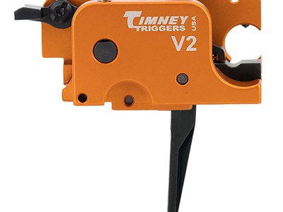 Timney Triggers SCORPIONST  V2 9mm Orange/Black Straight Fits CZ Scorpion