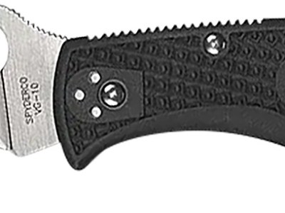 Spyderco C243FPWCBK Endela Lightweight 3.40″ Folding Wharncliffe Plain VG-10 SS Blade, Black Textured FRN Handle