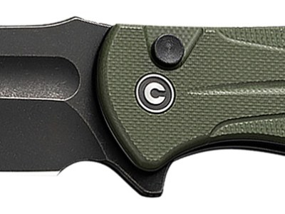 Civivi Knives C23053-2 Incindie  3.48″ Folding Spear Point Plain Black Stonewashed 14C28N Steel Blade, OD Green Textured G10 Handle