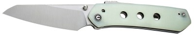 Civivi Knives C22036-2 Vision FG  3.54″ Folding Tanto Plain Satin Nitro-V Steel Blade, Natural G10 Handle