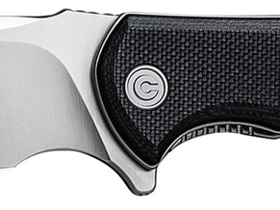 Civivi Knives C18026C-2 Praxis  Mini 2.98″ Folding Drop Point Plain Satin D2 Steel Blade, Black Textured G10 Handle