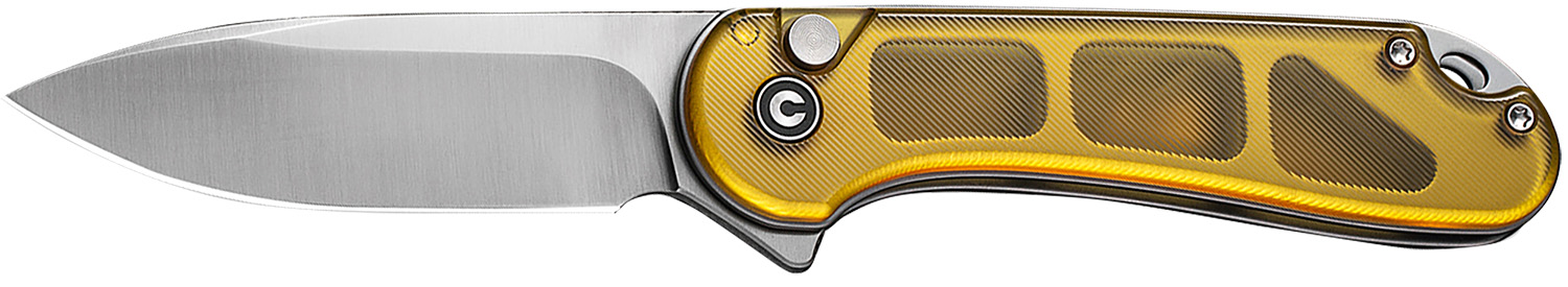 Civivi Knives C18062P-7 Elementum II  EDC 2.96″ Folding Drop Point Plain Satin Nitro-V Steel Blade, Ultem Handle