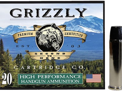 Grizzly Ammo GC44M16   44RemMag 300gr Wide Flat Nose Gas Check 20 Per Box/10 Case