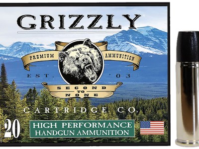 Grizzly Ammo GC44M+P1   44RemMag+P+ 355gr Wide Long Nose Gas Check 20 Per Box/10 Case