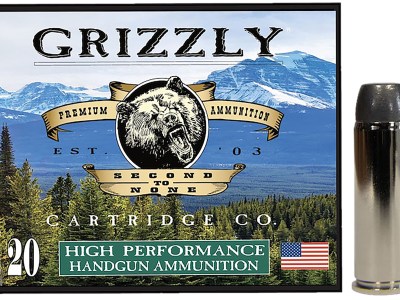 Grizzly Ammo GC45C4   45Colt 265gr Wide Flat Nose Gas Check 20 Per Box/10 Case