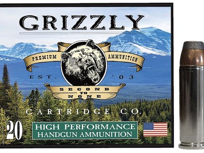 Grizzly Ammo GC45C+P10   45Colt+P 300gr Bonded Flat Point 20 Per Box/10 Case