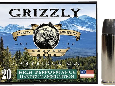Grizzly Ammo GC45C+P14   45Colt+P 335gr Wide Long Nose Gas Check 20 Per Box/10 Case
