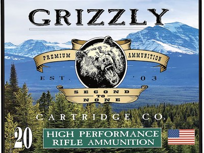 Grizzly Ammo GCSUB1   45-70Gov 410gr Full Metal Jacket Flat Point 20 Per Box/10 Case