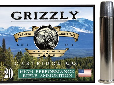 Grizzly Ammo GC45/70+P4   45-70Gov+P 405gr Bonded Flat Point 20 Per Box/10 Case