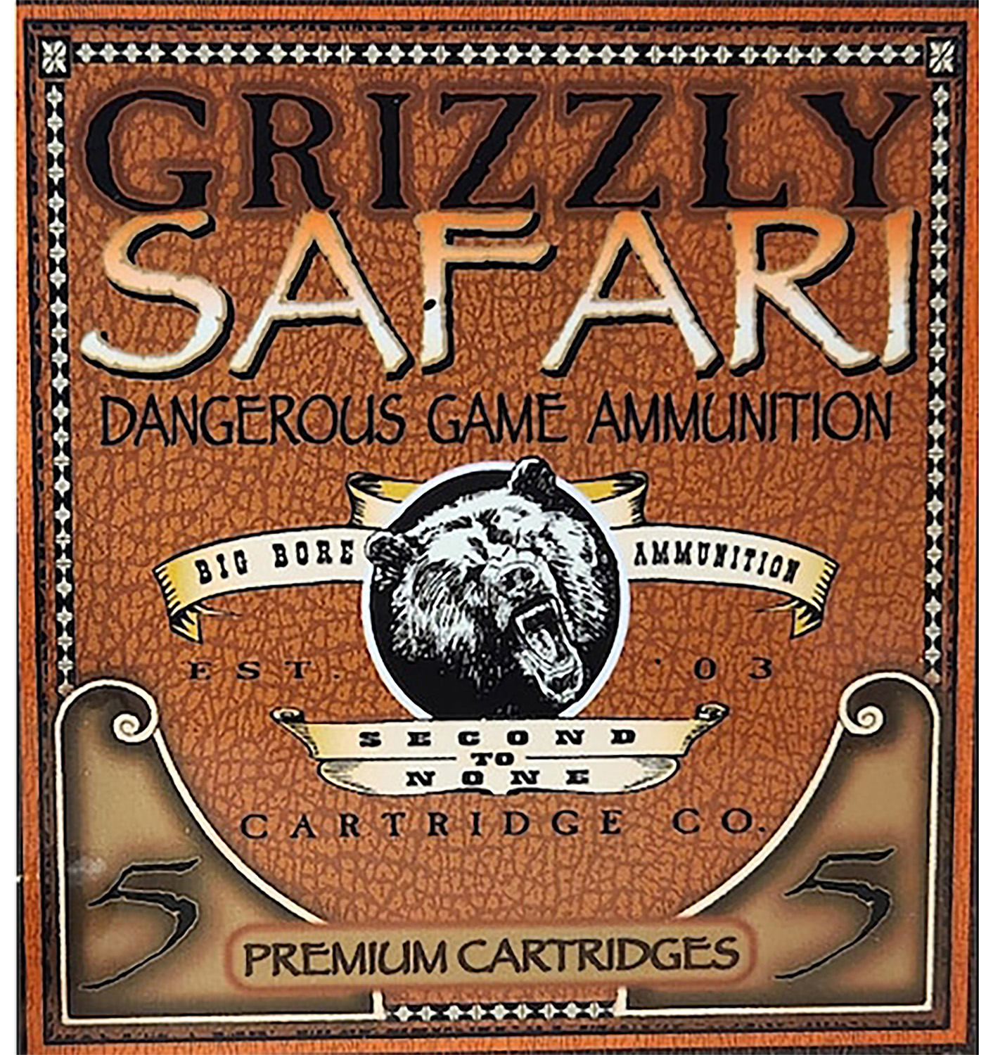 Grizzly Ammo GC47NE1   470NitroExpress 500gr Triple Shock X 5 Per Box/10 Case