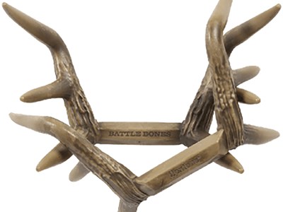 Flextone FLX-FLXDR064 Battle Bones Rattling Antlers Attracts Deer Species Brown