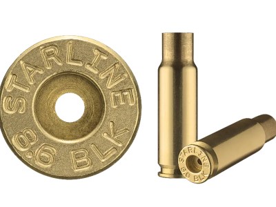 HSM 8.6BLKEUP-50  Unprimed Cases 8.6 Blackout Rifle Brass