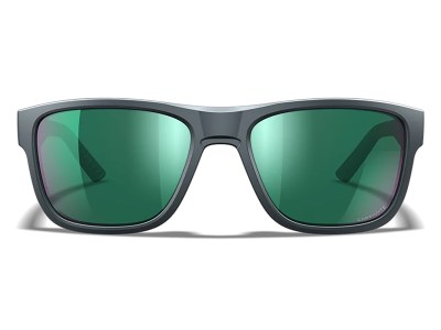 Wiley X AC6OVN17 Ovation  Green Mirror Lens Dark Gray Frame