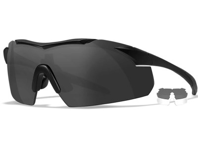 Wiley X 3501 Vapor  Smoke Gray/Clear Lens Polycarbonate Matte Black Frame